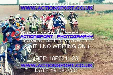 Photo: 18F6311-23 ActionSport Photography 19/08/2001 AMCA Warsop MCC - Sherwood Forest _4_250-750Juniors #76