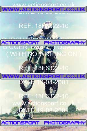 Photo: 18F6322-10 ActionSport Photography 19/08/2001 AMCA Warsop MCC - Sherwood Forest _8_250Seniors #158