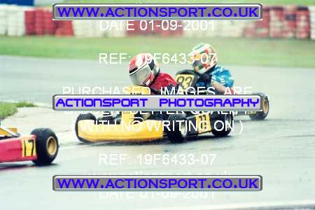 Photo: 19F6433-07 ActionSport Photography 01/09/2001 Ulster Kart Club Ulster Cup Rd 6 - Nutts Corner _5_Cadets #77