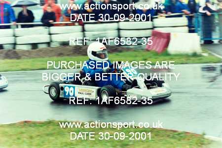 Photo: 1AF6582-35 ActionSport Photography 30/09/2001 NKRA Kart Finals - Fulbeck _4_JuniorTKM #90