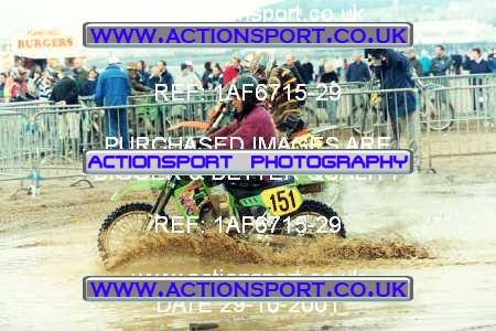 Photo: 1AF6715-29 ActionSport Photography 27,28/10/2001 Weston Beach Race  _2_Sunday #262