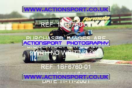 Photo: 1BF6760-01 ActionSport Photography 11/11/2001 Hunts Kart Club - Kimbolton _2_Rotax #12