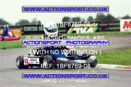 Photo: 1BF6769-08 ActionSport Photography 11/11/2001 Hunts Kart Club - Kimbolton _7_SeniorTKM #27