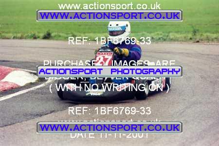 Photo: 1BF6769-33 ActionSport Photography 11/11/2001 Hunts Kart Club - Kimbolton _7_SeniorTKM #27