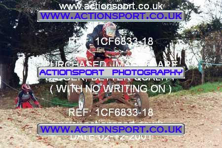 Photo: 1CF6833-18 ActionSport Photography 02/12/2001 ACU Hampshire MX Club - Waddon Farm  _2_Quads #18