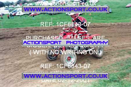 Photo: 1CF6843-07 ActionSport Photography 02/12/2001 ACU Hampshire MX Club - Waddon Farm  _2_Quads #18
