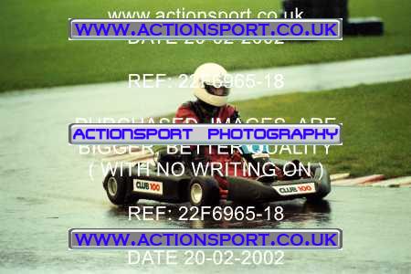 Photo: 22F6965-18 ActionSport Photography 20/02/2002 British Universities Kart Championship - Whilton Mill _1_AllPhotos #17