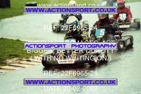 Photo: 22F6965-24 ActionSport Photography 20/02/2002 British Universities Kart Championship - Whilton Mill _1_AllPhotos #5