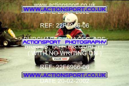 Photo: 22F6966-06 ActionSport Photography 20/02/2002 British Universities Kart Championship - Whilton Mill _1_AllPhotos #17