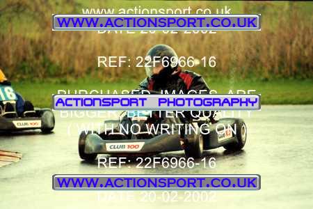 Photo: 22F6966-16 ActionSport Photography 20/02/2002 British Universities Kart Championship - Whilton Mill _1_AllPhotos #5