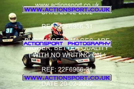 Photo: 22F6966-31 ActionSport Photography 20/02/2002 British Universities Kart Championship - Whilton Mill _1_AllPhotos #17