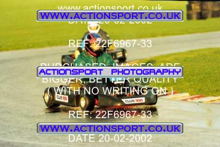 Photo: 22F6967-33 ActionSport Photography 20/02/2002 British Universities Kart Championship - Whilton Mill _1_AllPhotos #17