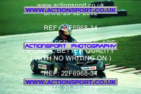 Photo: 22F6968-34 ActionSport Photography 20/02/2002 British Universities Kart Championship - Whilton Mill _1_AllPhotos #17