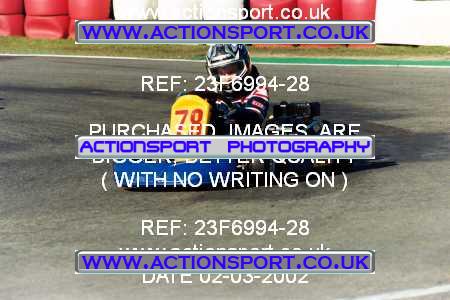 Photo: 23F6994-28 ActionSport Photography 02/03/2002 F6 Karting - Buckmore Park _4_HondaCadet #78