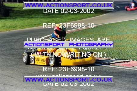 Photo: 23F6998-10 ActionSport Photography 02/03/2002 F6 Karting - Buckmore Park _3_JuniorProKart #16