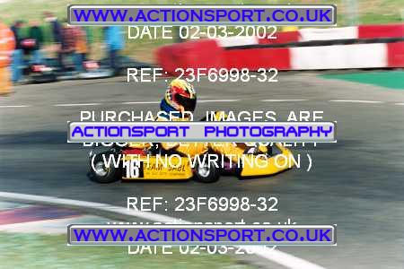 Photo: 23F6998-32 ActionSport Photography 02/03/2002 F6 Karting - Buckmore Park _3_JuniorProKart #16