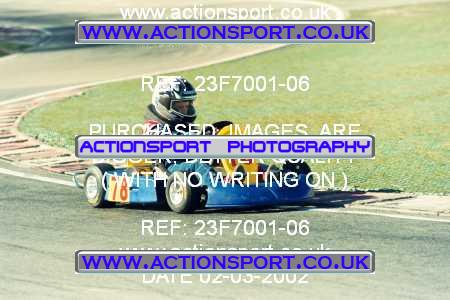 Photo: 23F7001-06 ActionSport Photography 02/03/2002 F6 Karting - Buckmore Park _4_HondaCadet #78