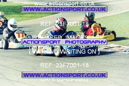 Photo: 23F7001-18 ActionSport Photography 02/03/2002 F6 Karting - Buckmore Park _4_HondaCadet #15