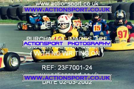 Photo: 23F7001-24 ActionSport Photography 02/03/2002 F6 Karting - Buckmore Park _4_HondaCadet #15
