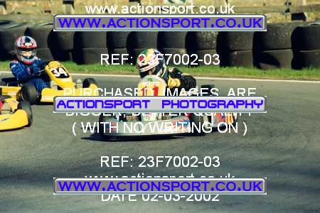 Photo: 23F7002-03 ActionSport Photography 02/03/2002 F6 Karting - Buckmore Park _4_HondaCadet #11