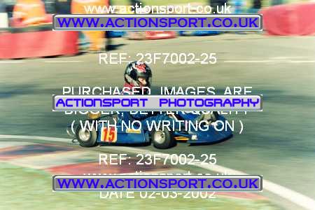 Photo: 23F7002-25 ActionSport Photography 02/03/2002 F6 Karting - Buckmore Park _4_HondaCadet #15