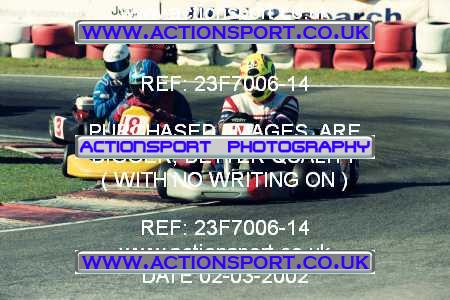 Photo: 23F7006-14 ActionSport Photography 02/03/2002 F6 Karting - Buckmore Park _9_SeniorProKart #7