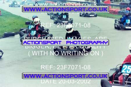 Photo: 23F7071-08 ActionSport Photography 20/03/2002 British Universities Kart Championship - Rye House _1_AllDrivers #9990