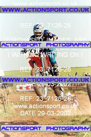 Photo: 23_7126-26 ActionSport Photography 29/03/2002 AMCA Marshfield MXC Mike Brown Memorial  _3_Juniors125sGroup2 #50
