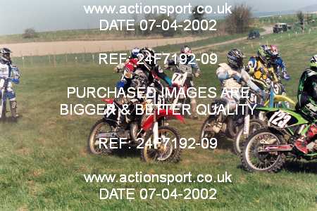Photo: 24F7192-09 ActionSport Photography 07/04/2002 AMCA Cirencester & DMXC [250 Qualifiers] - Upavon  _1_JuniorsGp1 #54