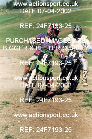 Photo: 24F7193-25 ActionSport Photography 07/04/2002 AMCA Cirencester & DMXC [250 Qualifiers] - Upavon  _1_JuniorsGp1 #54