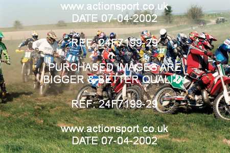 Photo: 24F7199-29 ActionSport Photography 07/04/2002 AMCA Cirencester & DMXC [250 Qualifiers] - Upavon  _4_OpenSeniors #9990