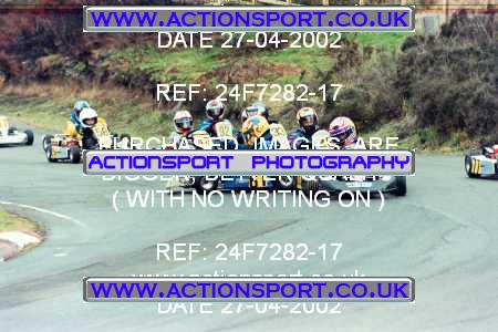 Photo: 24F7282-17 ActionSport Photography 27/04/2002 Camberley Kart Club  _1_Cadets #9990