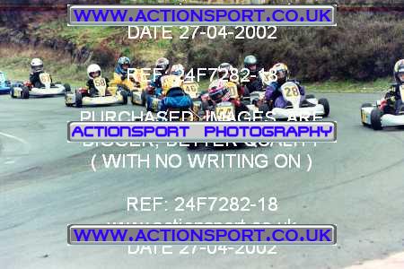Photo: 24F7282-18 ActionSport Photography 27/04/2002 Camberley Kart Club  _1_Cadets #9990