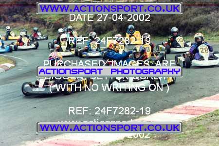 Photo: 24F7282-19 ActionSport Photography 27/04/2002 Camberley Kart Club  _1_Cadets #9990