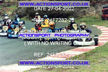 Photo: 24F7282-20 ActionSport Photography 27/04/2002 Camberley Kart Club  _1_Cadets #9990