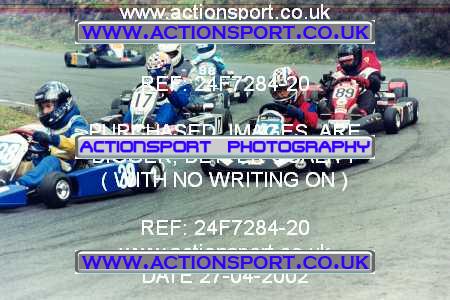 Photo: 24F7284-20 ActionSport Photography 27/04/2002 Camberley Kart Club  _3_JuniorTKM #47