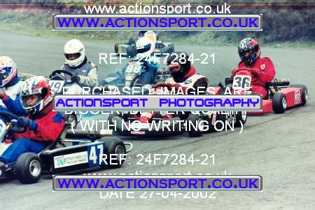 Photo: 24F7284-21 ActionSport Photography 27/04/2002 Camberley Kart Club  _3_JuniorTKM #19