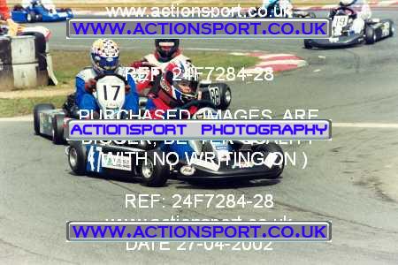 Photo: 24F7284-28 ActionSport Photography 27/04/2002 Camberley Kart Club  _3_JuniorTKM #47