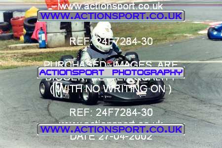 Photo: 24F7284-30 ActionSport Photography 27/04/2002 Camberley Kart Club  _3_JuniorTKM #19