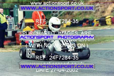 Photo: 24F7284-35 ActionSport Photography 27/04/2002 Camberley Kart Club  _3_JuniorTKM #19