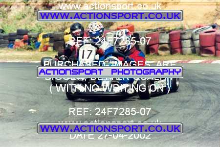 Photo: 24F7285-07 ActionSport Photography 27/04/2002 Camberley Kart Club  _3_JuniorTKM #47