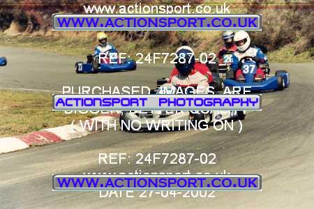 Photo: 24F7287-02 ActionSport Photography 27/04/2002 Camberley Kart Club  _6_RotaxMax #52