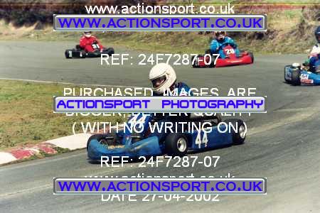 Photo: 24F7287-07 ActionSport Photography 27/04/2002 Camberley Kart Club  _6_RotaxMax #44