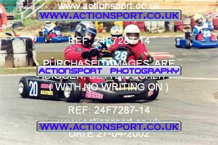 Photo: 24F7287-14 ActionSport Photography 27/04/2002 Camberley Kart Club  _6_RotaxMax #26