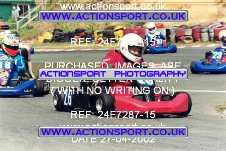 Photo: 24F7287-15 ActionSport Photography 27/04/2002 Camberley Kart Club  _6_RotaxMax #26