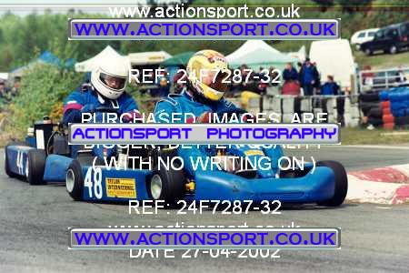 Photo: 24F7287-32 ActionSport Photography 27/04/2002 Camberley Kart Club  _6_RotaxMax #48