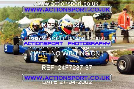 Photo: 24F7287-37 ActionSport Photography 27/04/2002 Camberley Kart Club  _6_RotaxMax #18