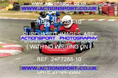 Photo: 24F7288-10 ActionSport Photography 27/04/2002 Camberley Kart Club  _6_RotaxMax #26