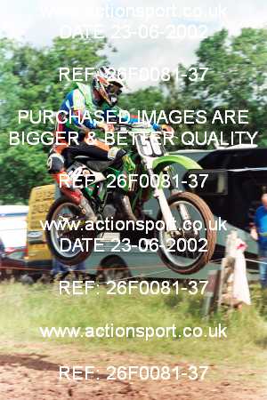 Photo: 26F0081-37 ActionSport Photography 23/06/2002 AMCA Shrewsbury & District MCC [Vets Championship] - Condover  _1_JuniorsGroup1 #50