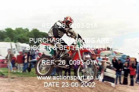 Photo: 26_0093-01A ActionSport Photography 23/06/2002 AMCA Shrewsbury & District MCC [Vets Championship] - Condover  _7_250-750Seniors #5